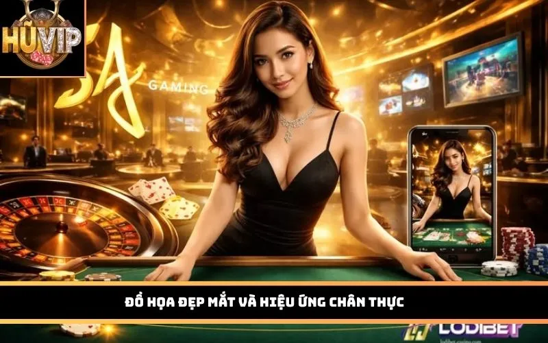 Đồ họa đẹp mắt và hiệu ứng chân thực