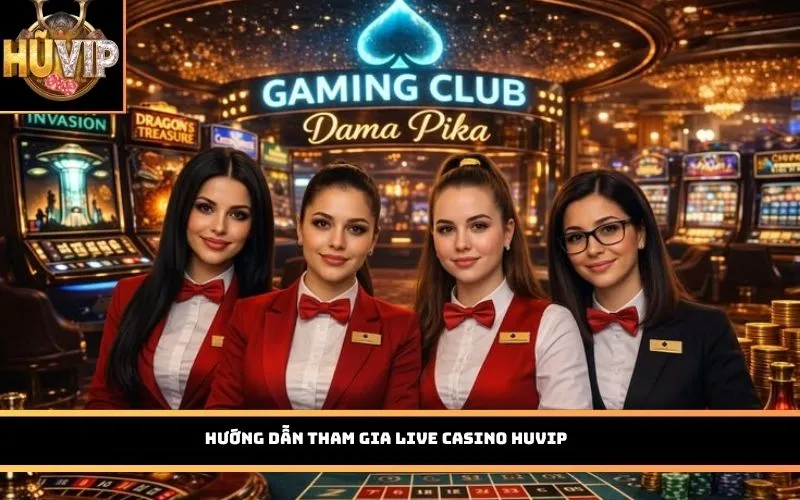 Hướng dẫn tham gia Live Casino HUVIP